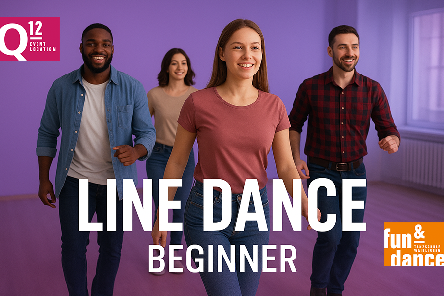 Line Dance Beginner Abend
© KI-generiert | Tanzschule fun&dance Line Dance Beginner Abend